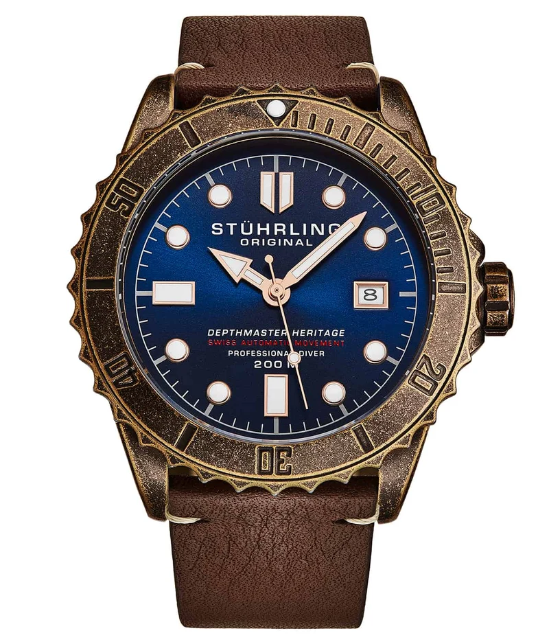 Stührling Swiss Automatic Depthmaster Heritage 1003L 44MM Diver
