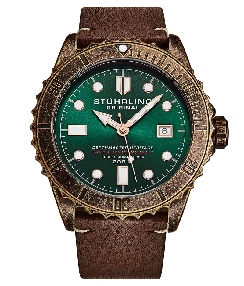 Stührling Swiss Automatic Depthmaster Heritage 1003L 44MM Diver