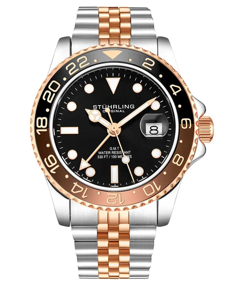 Stührling C968A GMT Quartz 42mm Diver