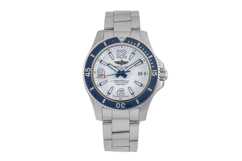Breitling Superocean steel automatic men's watch A17366 LP: 5750EUR [2603954]