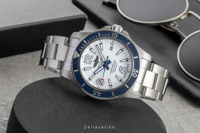 Breitling Superocean steel automatic men's watch A17366 LP: 5750EUR [2603954]