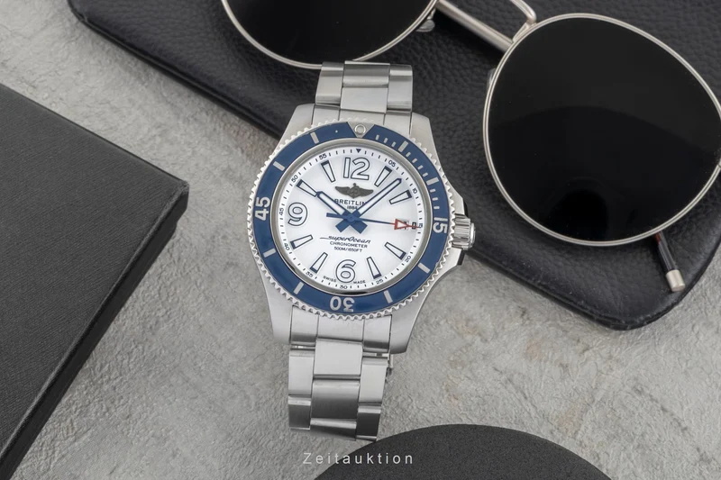 Breitling Superocean steel automatic men's watch A17366 LP: 5750EUR [2603954]