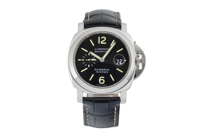Panerai Luminor Marina steel automatic men's watch PAM00104 LP: 9200EUR [2603761]