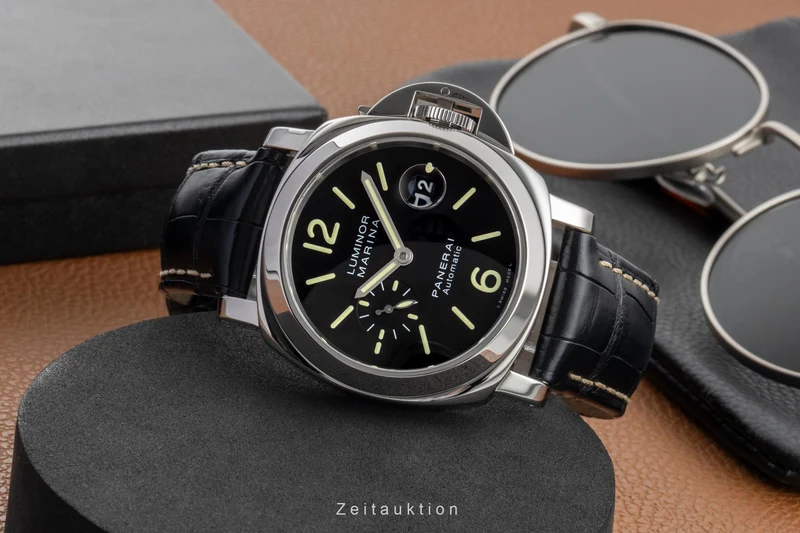 Panerai Luminor Marina steel automatic men's watch PAM00104 LP: 9200EUR [2603761]