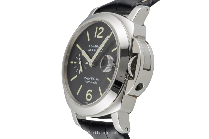 Panerai Luminor Marina steel automatic men's watch PAM00104 LP: 9200EUR [2603761]
