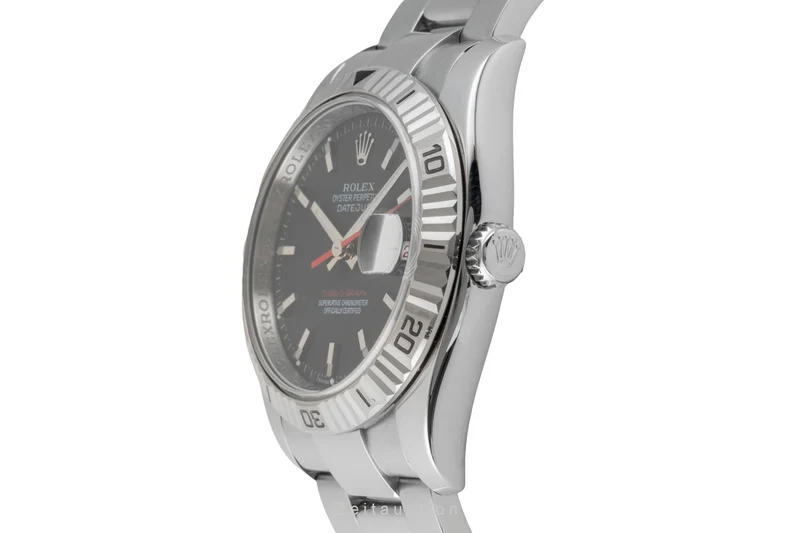 Rolex Datejust Turn-O-Graph steel / white gold automatic men's watch 116264 [2602817]