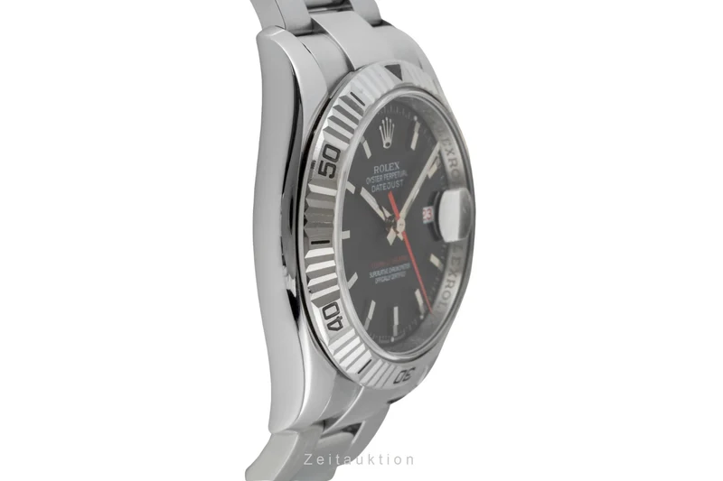 Rolex Datejust Turn-O-Graph steel / white gold automatic men's watch 116264 [2602817]