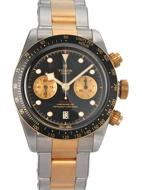 Tudor Heritage Black Bay Chrono Steel Gold 79363N-0001