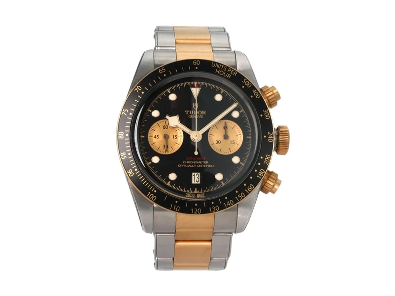 Tudor Heritage Black Bay Chrono Steel Gold 79363N-0001