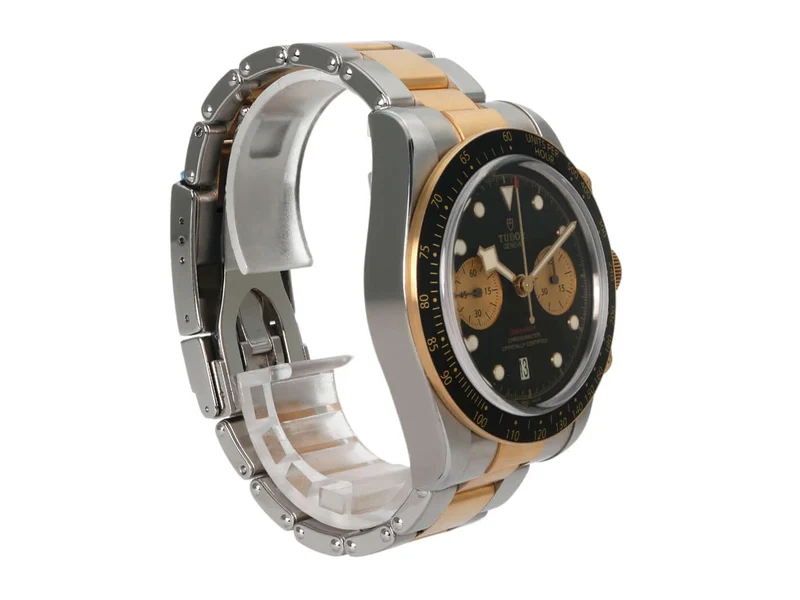 Tudor Heritage Black Bay Chrono Steel Gold 79363N-0001