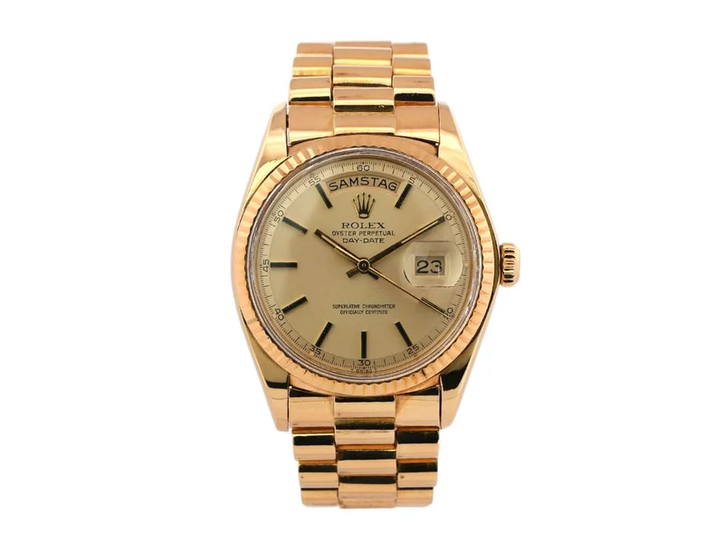 Rolex Day-Date Gelbgold 1803 Champagner