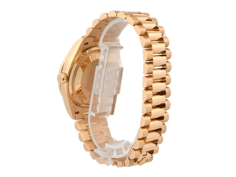 Rolex Day-Date 36 Gelbgold 128348RBR Green Diamant