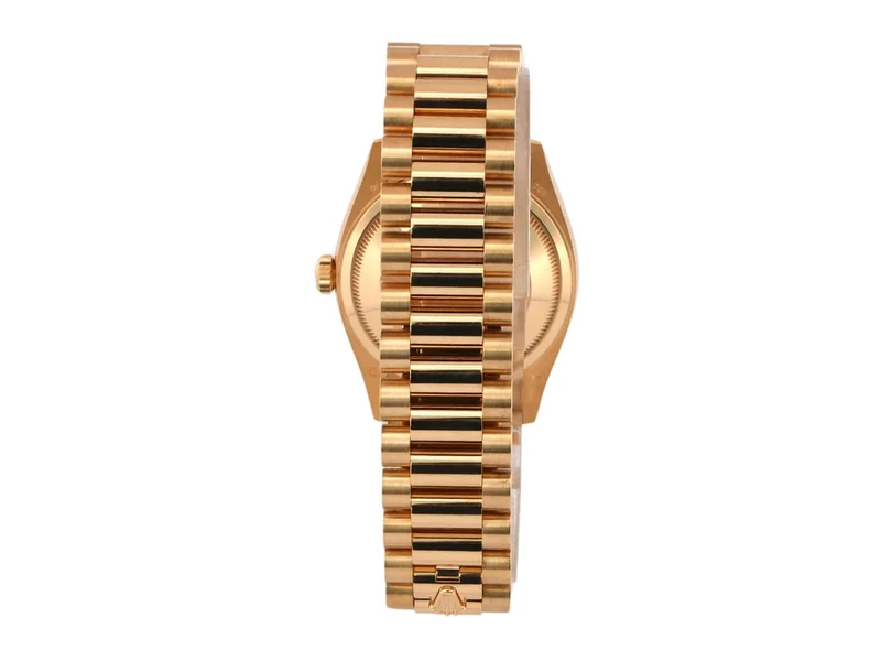 Rolex Day-Date 36 Gelbgold 128348RBR Green Diamant