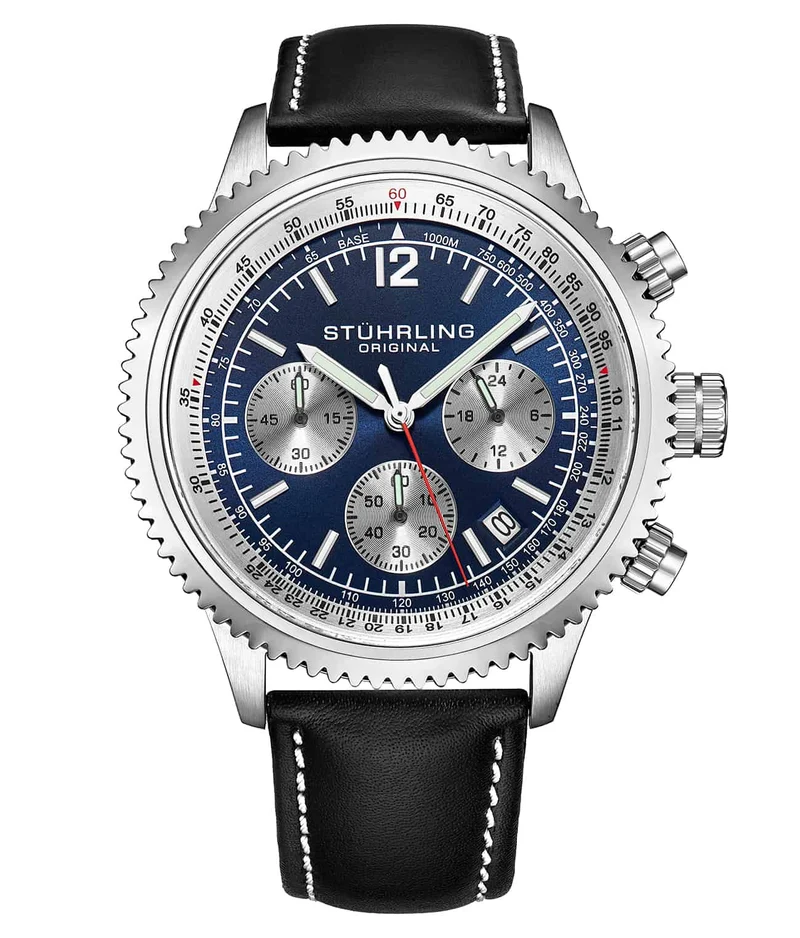 Stührling Turbine 4015 44mm Chronograph