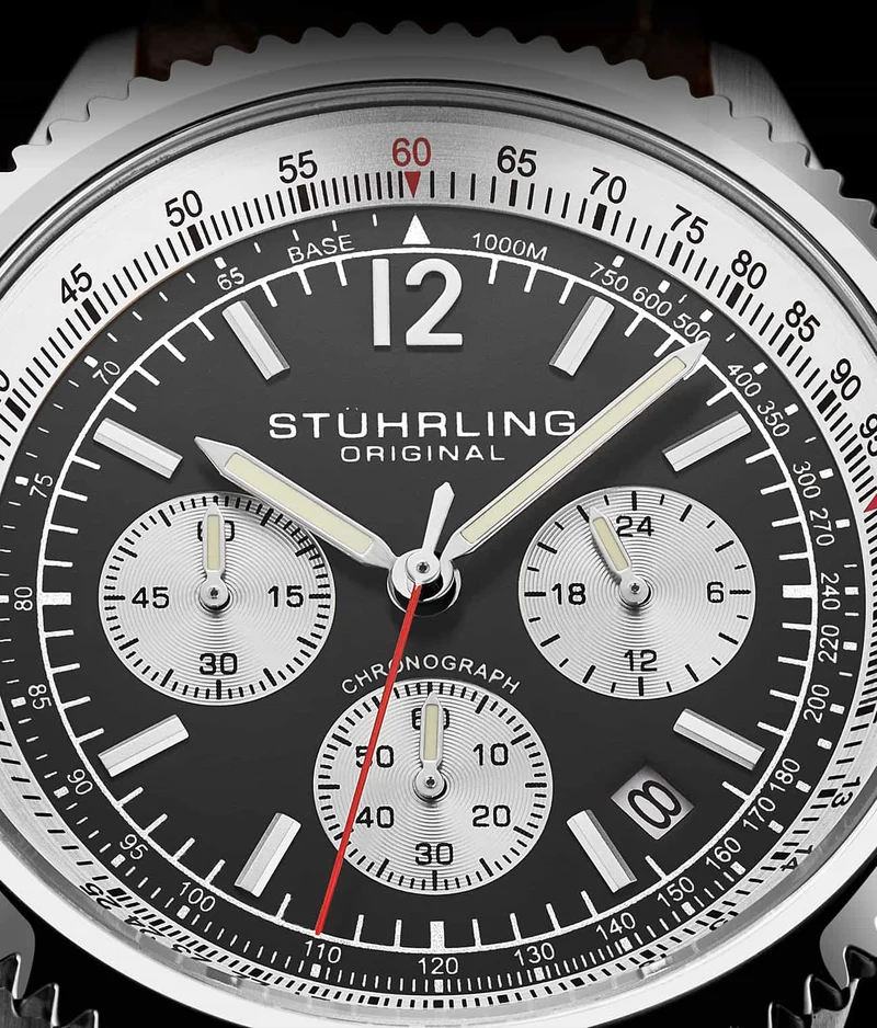 Stührling Turbine 4015 44mm Chronograph