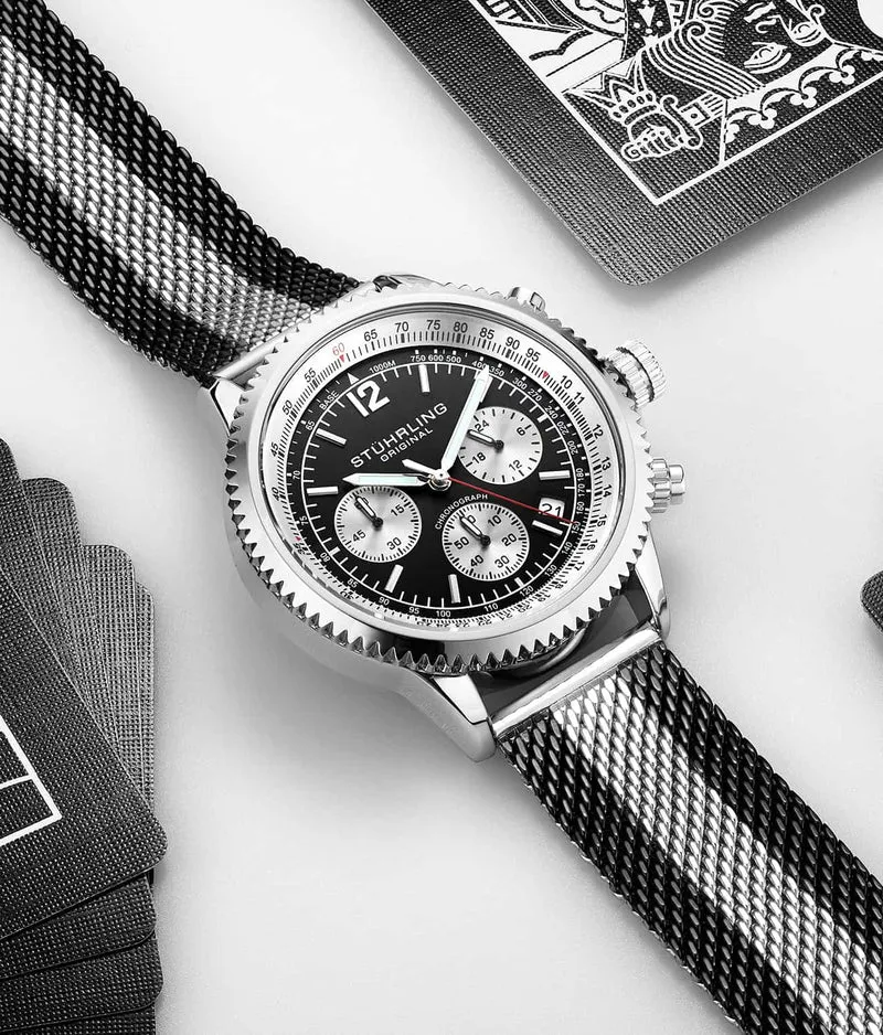 Stührling Turbine 4015 44mm Chronograph