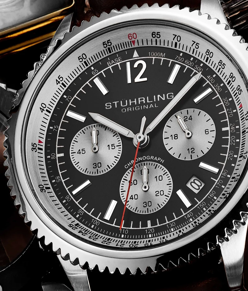 Stührling Turbine 4015 44mm Chronograph