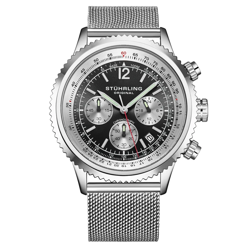 Stührling Turbine 4015 44mm Chronograph