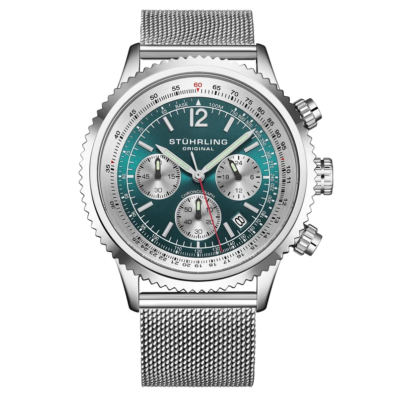 Stührling Turbine 4015 44mm Chronograph