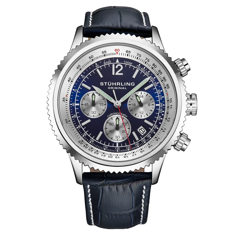 Stührling Turbine 4015 44mm Chronograph
