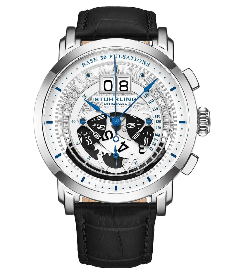 Stührling Imperia 4013 Quartz 44mm Chronograph