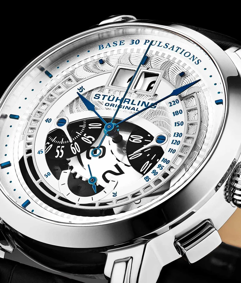 Stührling Imperia 4013 Quartz 44mm Chronograph