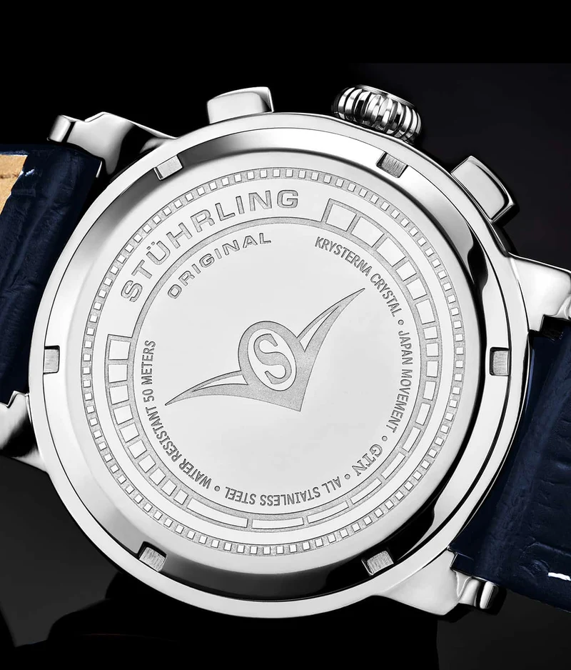 Stührling Imperia 4013 Quartz 44mm Chronograph