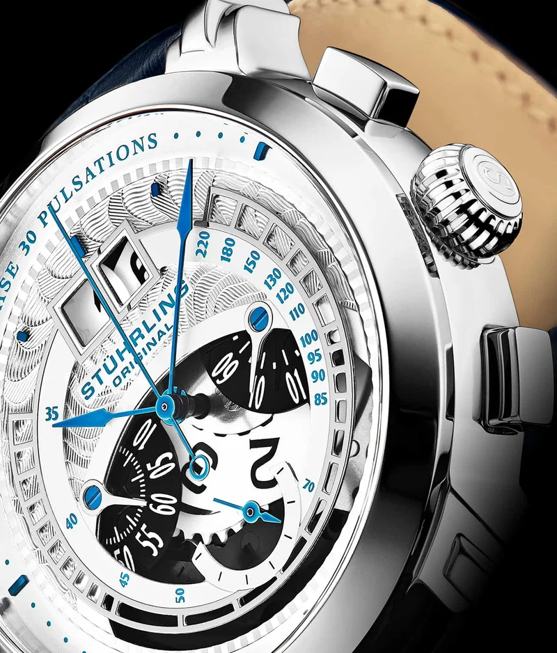 Stührling Imperia 4013 Quartz 44mm Chronograph
