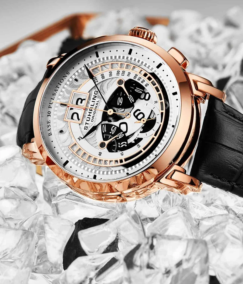 Stührling Imperia 4013 Quartz 44mm Chronograph