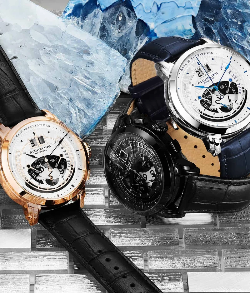 Stührling Imperia 4013 Quartz 44mm Chronograph
