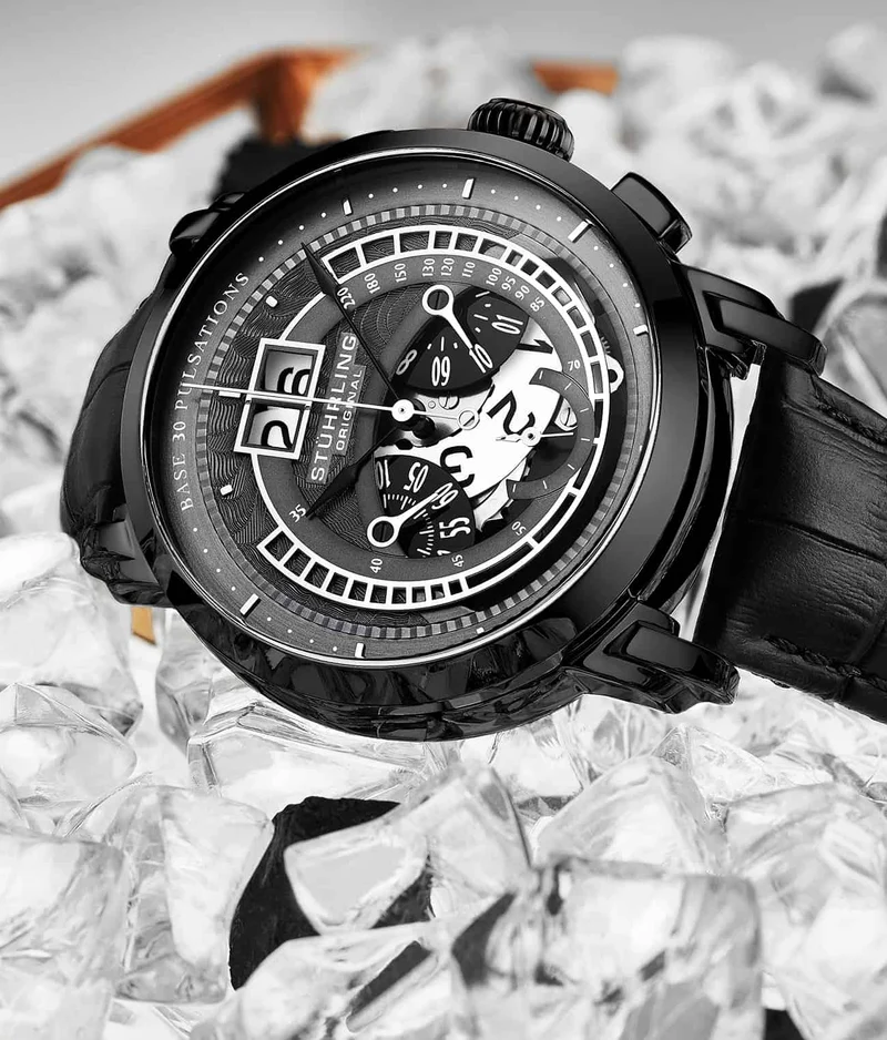 Stührling Imperia 4013 Quartz 44mm Chronograph