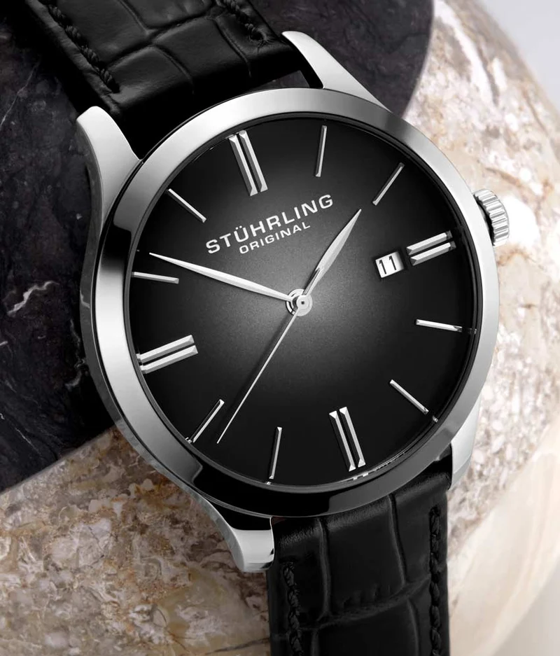 Stührling Cuvette II 4014 Quartz 42mm Classic Watch