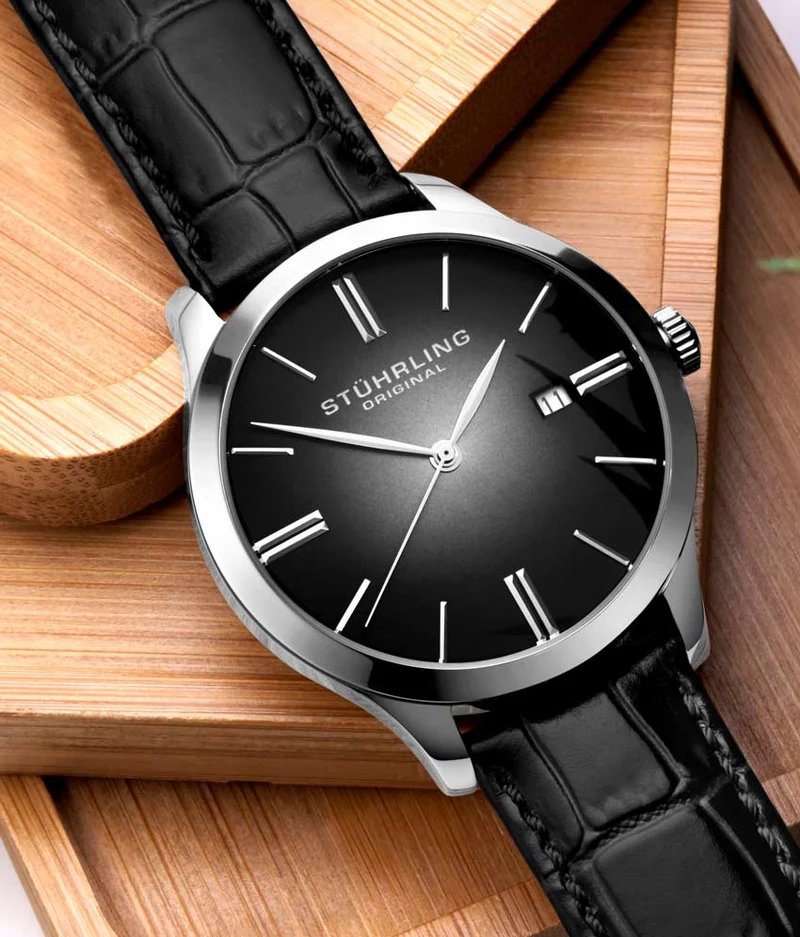 Stührling Cuvette II 4014 Quartz 42mm Classic Watch