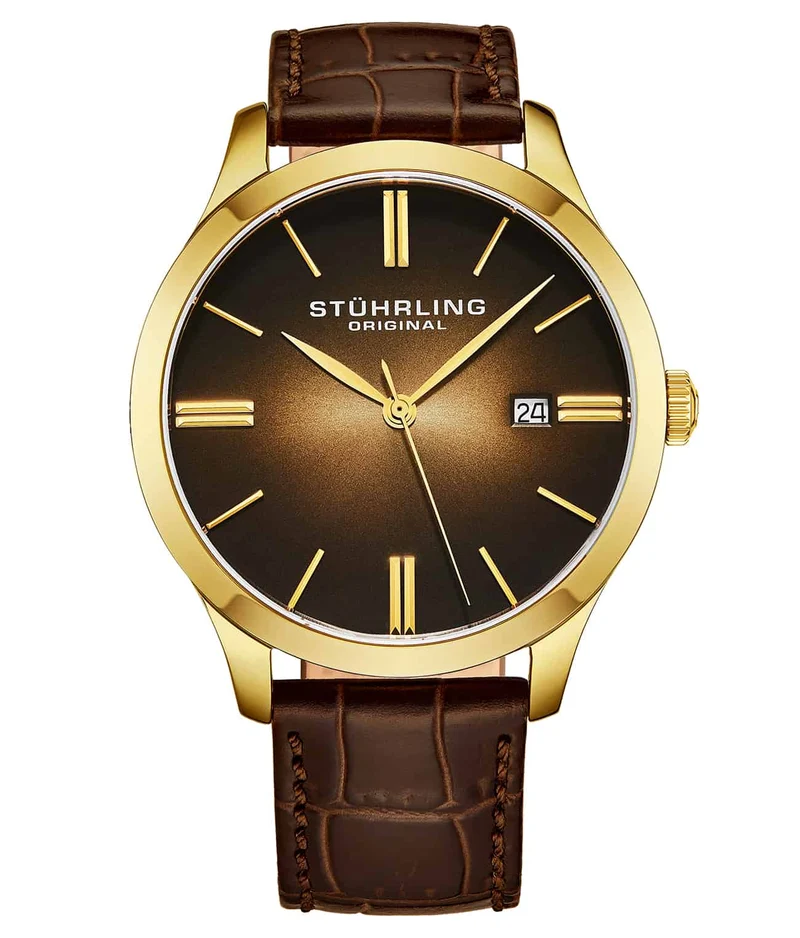 Stührling Cuvette II 4014 Quartz 42mm Classic Watch