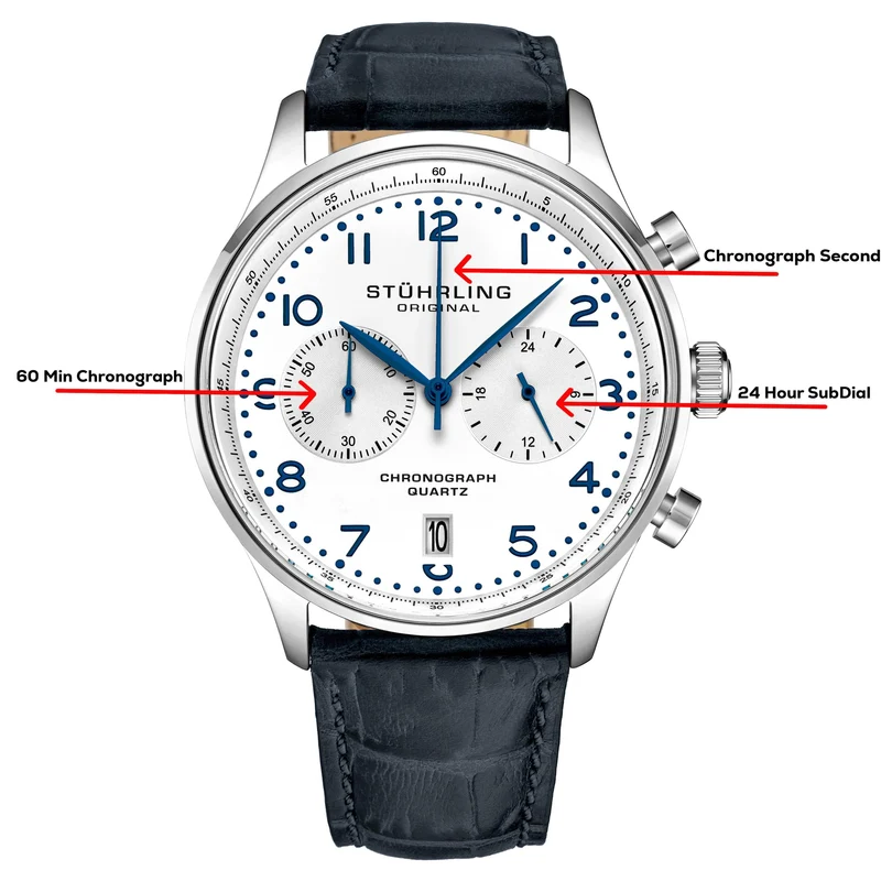 Stührling GR1-Q 4012 Quartz 42mm Chronograph