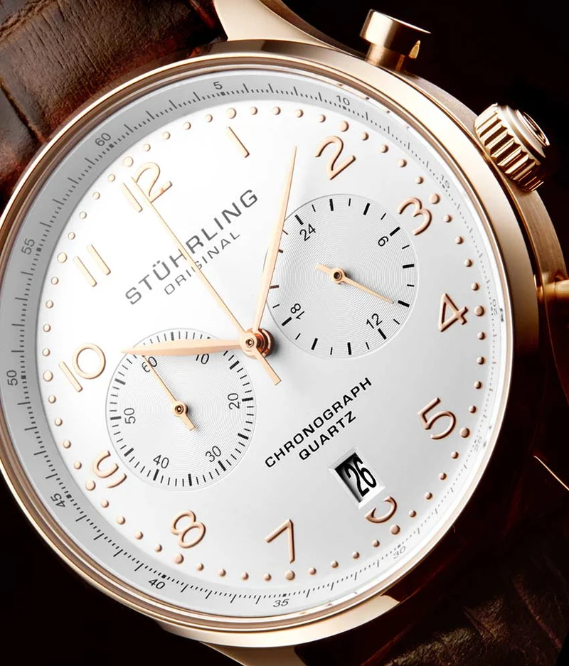 Stührling GR1-Q 4012 Quartz 42mm Chronograph
