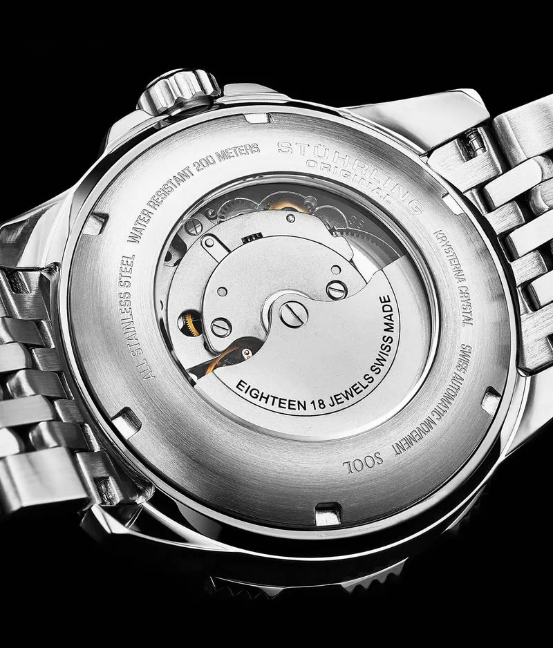 Stührling Swiss Automatic Super Luminova Radiance 1006 43mm Watch