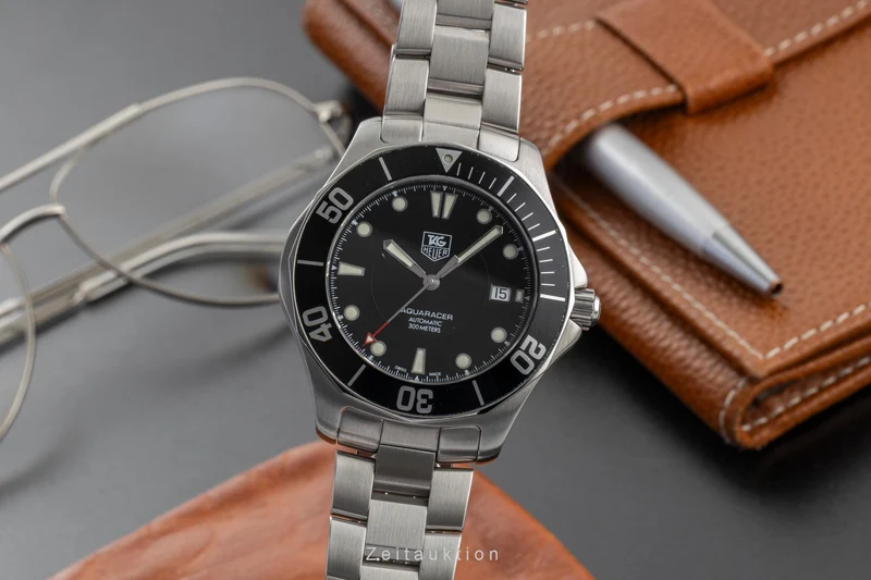 Tag Heuer Aquaracer steel automatic men's watch WAB2010 LP: 4550EUR [2603127]