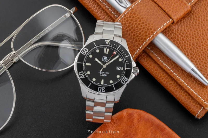 Tag Heuer Aquaracer steel automatic men's watch WAB2010 LP: 4550EUR [2603127]