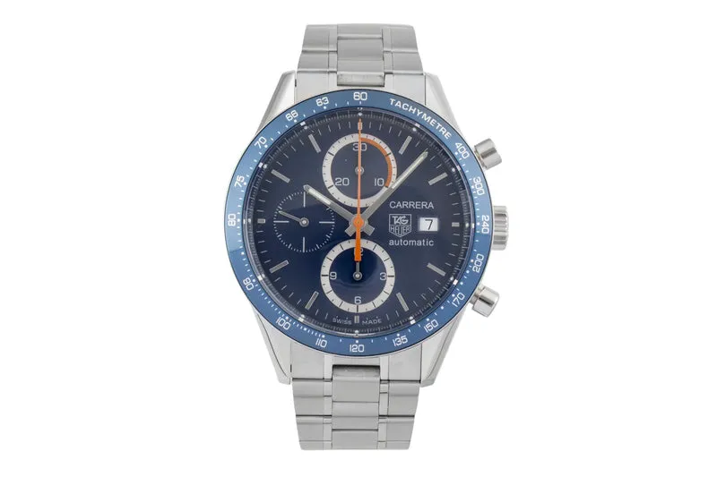 Tag Heuer Carrera chronograph steel automatic men's watch CV2015 [2603323]