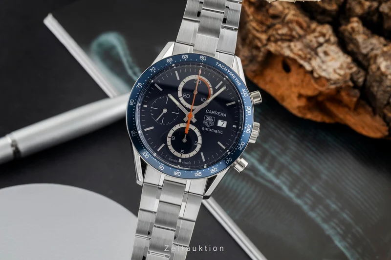 Tag Heuer Carrera chronograph steel automatic men's watch CV2015 [2603323]