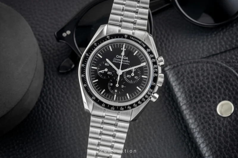 Omega Speedmaster Moonwatch chronograph steel manual winding men's watch 310.30.42.50.01.002 LP: 8700EUR [2603796]