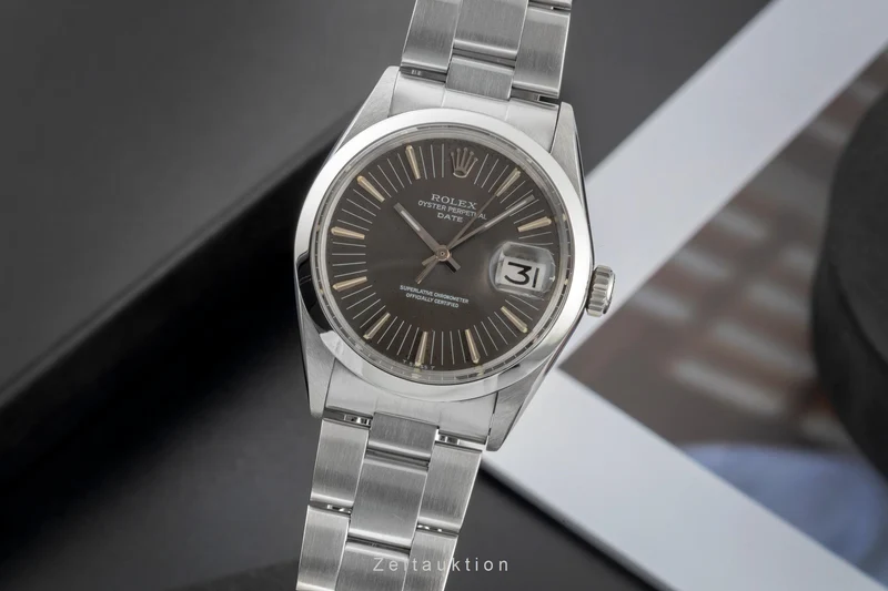 Rolex Date steel automatic men's watch 1500 Vintage [2603489]