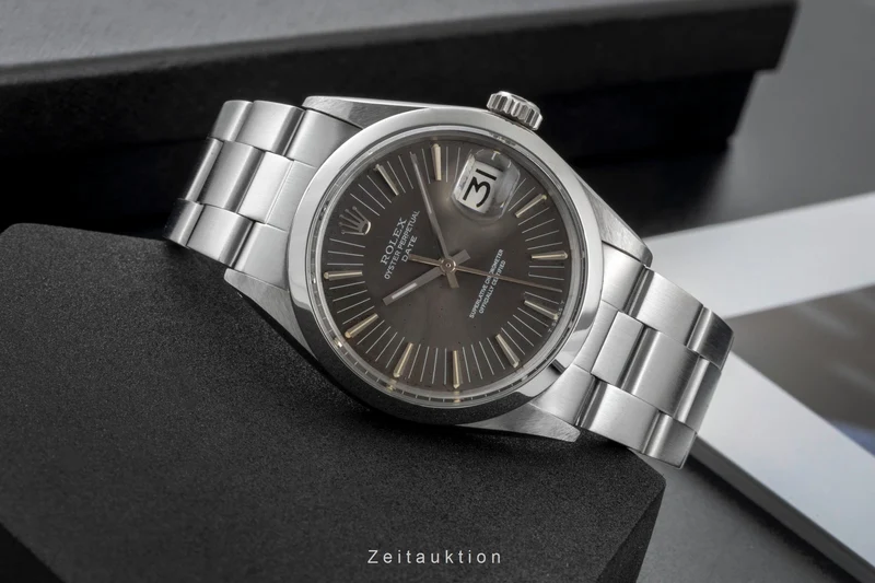 Rolex Date steel automatic men's watch 1500 Vintage [2603489]