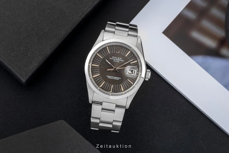 Rolex Date steel automatic men's watch 1500 Vintage [2603489]