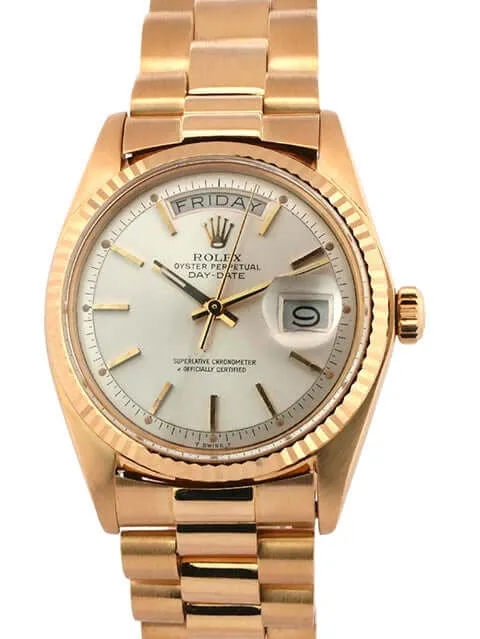Rolex Day-Date Gelbgold 1803 Silber
