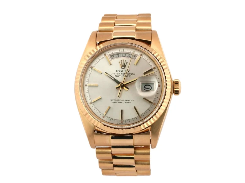 Rolex Day-Date Gelbgold 1803 Silber