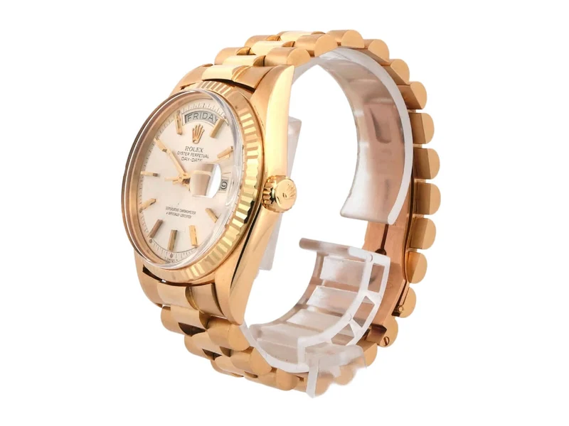 Rolex Day-Date Gelbgold 1803 Silber