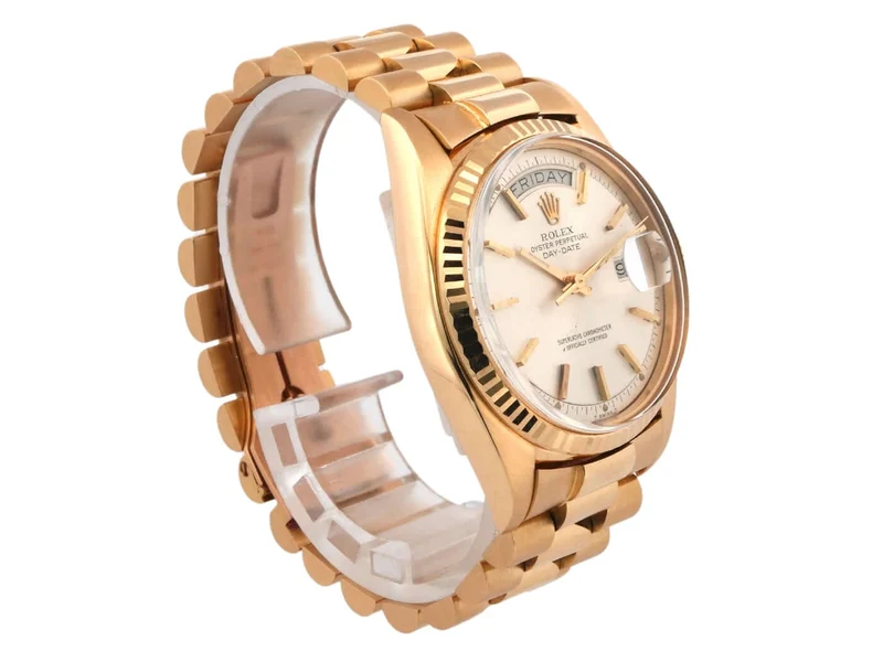 Rolex Day-Date Gelbgold 1803 Silber