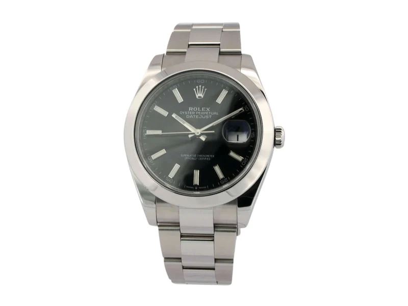 Rolex Datejust 41 Edelstahl 126300 Schwarz
